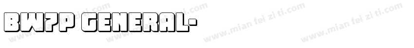 BW7p General字体转换